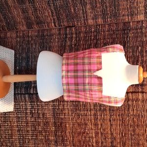 Anthropologie Maeve crop top plaid size 10